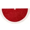 54" Sequins With White Border Christmas Tree Skirt