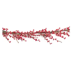Set Of 2 Berry Twig Artificial Christmas Garlands 5' X 9.5