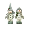 Set Of 2 Cheery Snowmen "Merry Christmas" Plushies 14"