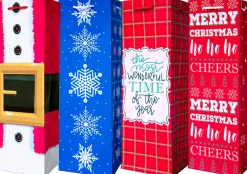 Set Of 672 Christmas Gift Bags With Spinner Retail Rack