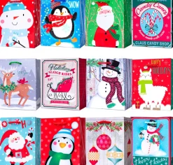 Set Of 672 Christmas Gift Bags With Spinner Retail Rack