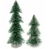 Set Of 2 Department 56 Christmas Village Enchanted Pine Trees