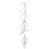 Set Of 2 Frosted Twig Artificial Christmas Garlands 5' X 9"