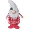 Set Of 3 Gingham Gnome Christmas Countdown Tabletop Decorations 27"