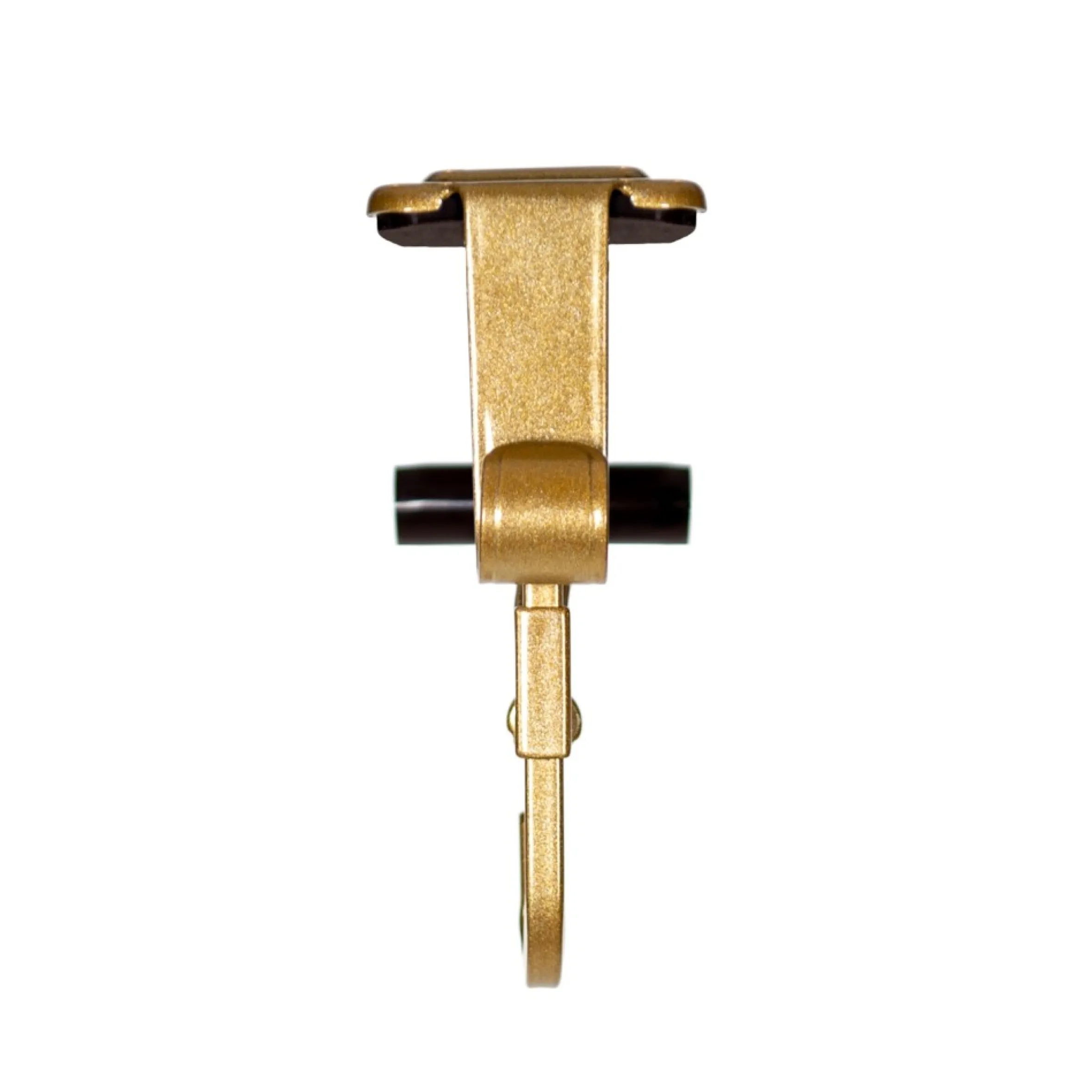 Set Of 2 Gold Mantle Garland And Stocking Hanger 6.5"