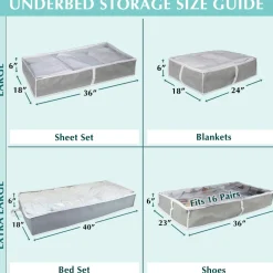 Set Of 2 Gray Damask Patterned Soft Storage Bins With Zipper Closure 40