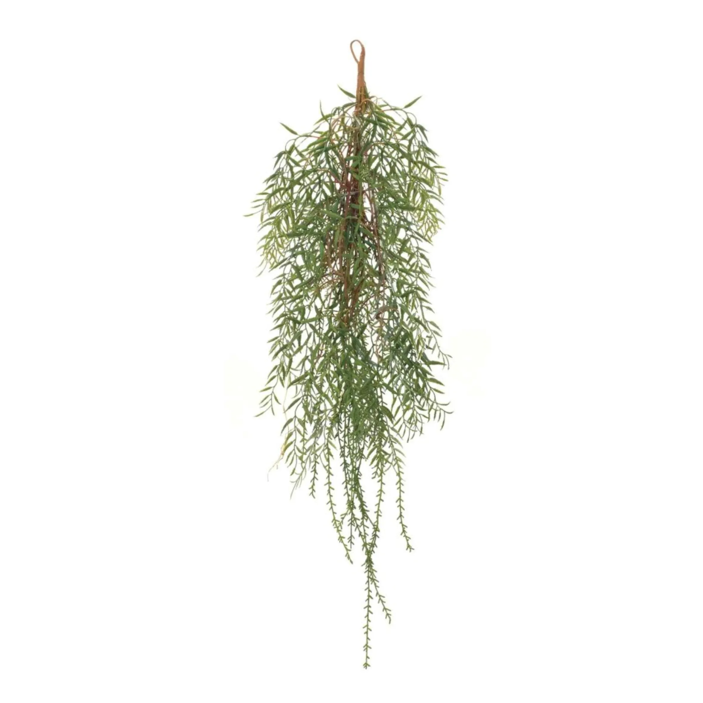 Set Of 2 Green Foliage Twig Artificial Christmas Swags 39"