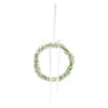 Set Of 6 Green Frosted Mixed Berry Christmas Wreath 7"