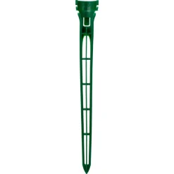 Set Of 20 Green 2-In-1 Christmas Decorations Tie Down And Light Stakes - 7.5 Inch