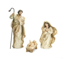 Set Of 3 Holy Family Christmas Nativity 18.5"