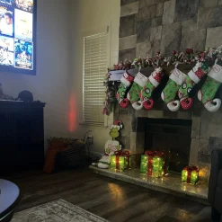 Set Of 3 Lighted Green Gift Boxes With Red Bows Outdoor Christmas Decorations 10