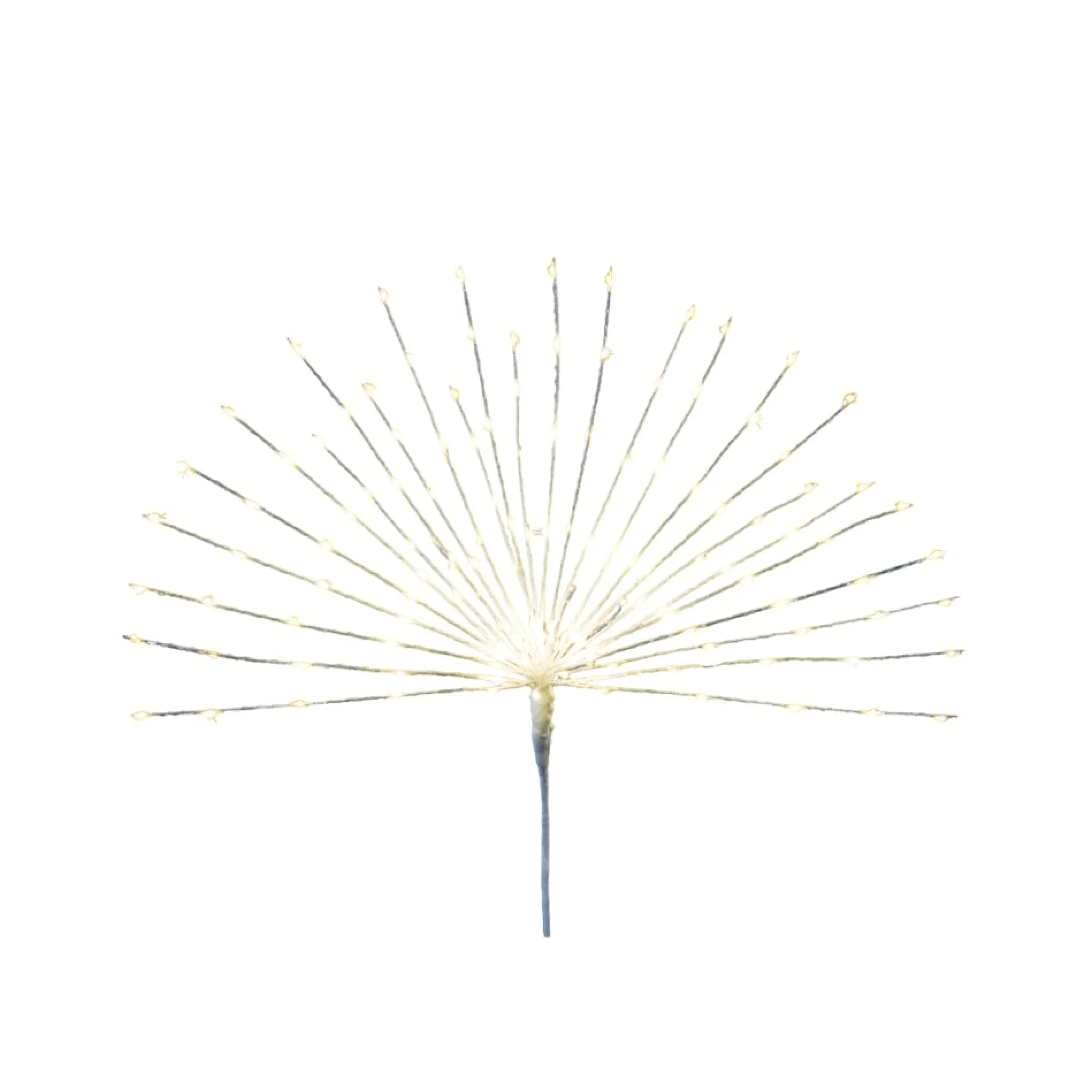 Set Of 2 Lighted Led Contemporary Starburst Christmas Tree Topper - White Lights 23.5"