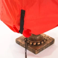 Set Of 2 Red And Black Christmas Topiary Storage Bags With Drawstring 36