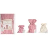 Set Of 3 Red And White Christmas Reusable Gift Bags 18"