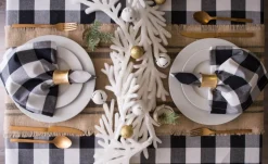 Set Of 2 White Hanging Foam Garland Leaves 51
