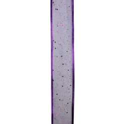 Shimmering Purple Wired Christmas Craft Ribbon 2.5" X 10 Yards