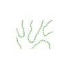 Shiny Metallic Lime Green Beaded Christmas Garland 15' X 6.25Mm