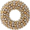 24" Silver And Gold Deluxe Mixed Ball Artificial Christmas Wreath