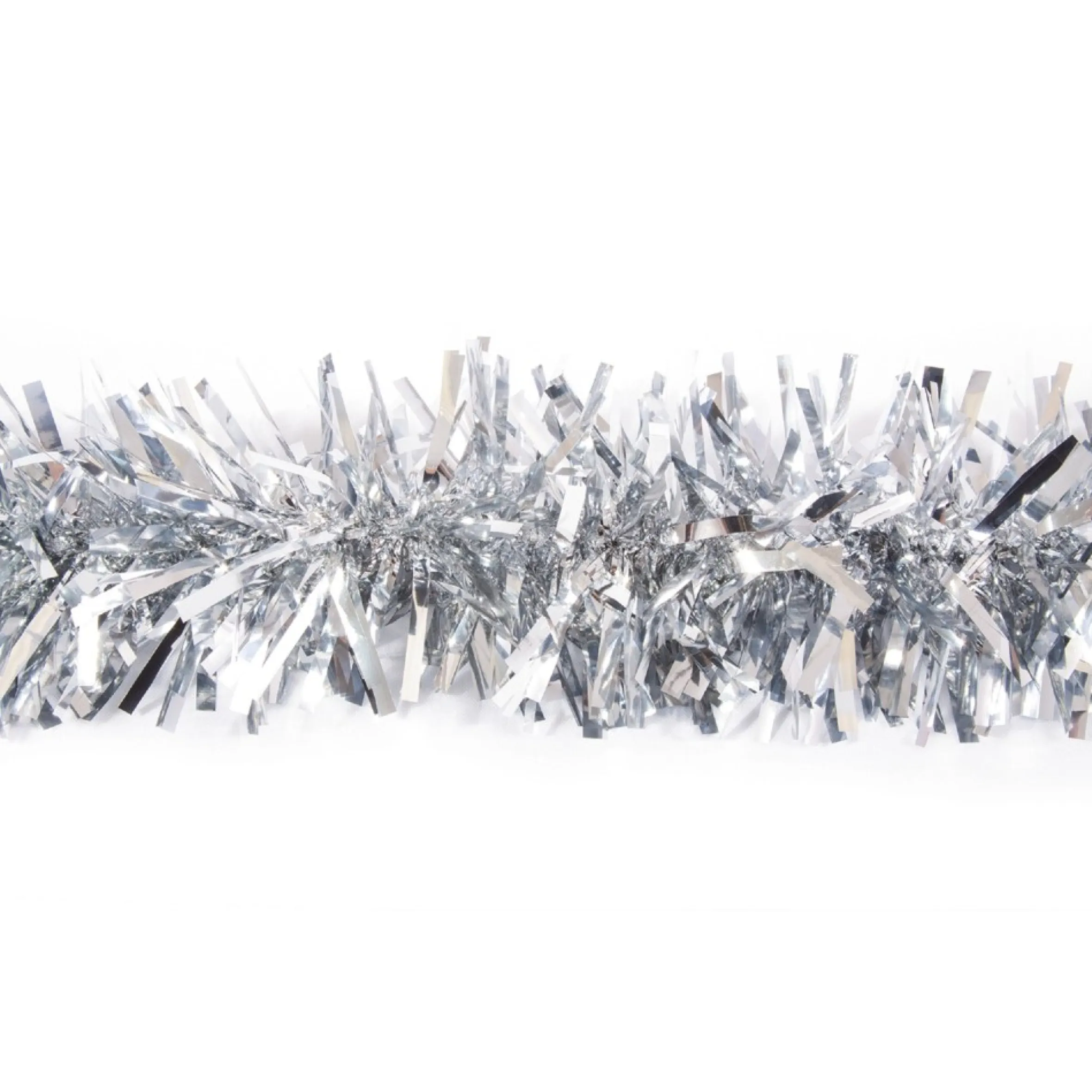 25' Silver Metallic Twist Novelty Christmas Garland