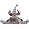 21" Sitting Moose Plush Christmas Tabletop Figurine