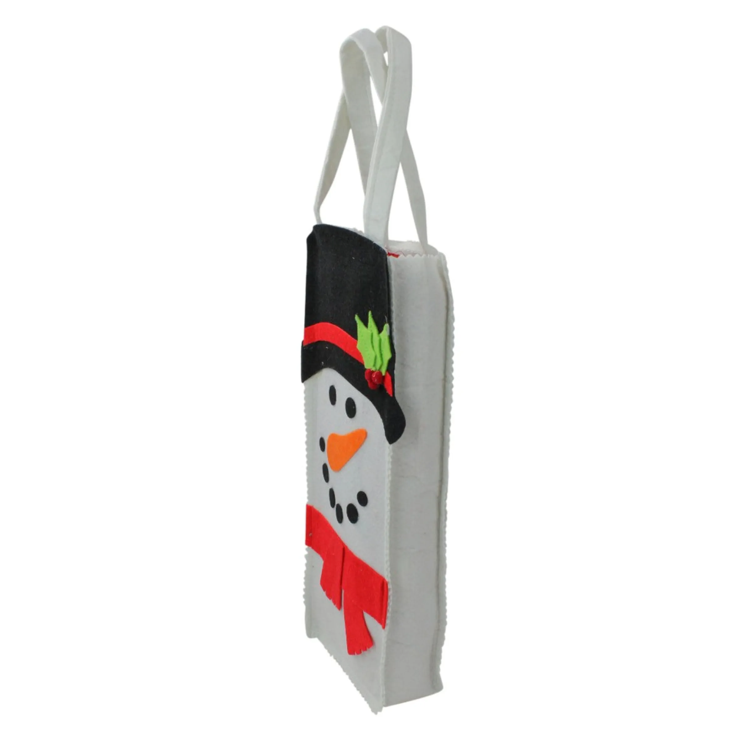 13.5" Snowman Pouch With Christmas Place Mats Set