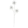 24" Snow White Glitter Starburst Artificial Christmas Spray