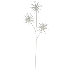 24" Snow White Glitter Starburst Artificial Christmas Spray