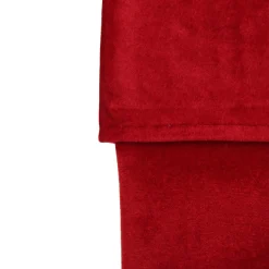 18" Solid Red Traditional Hanging Christmas Stocking