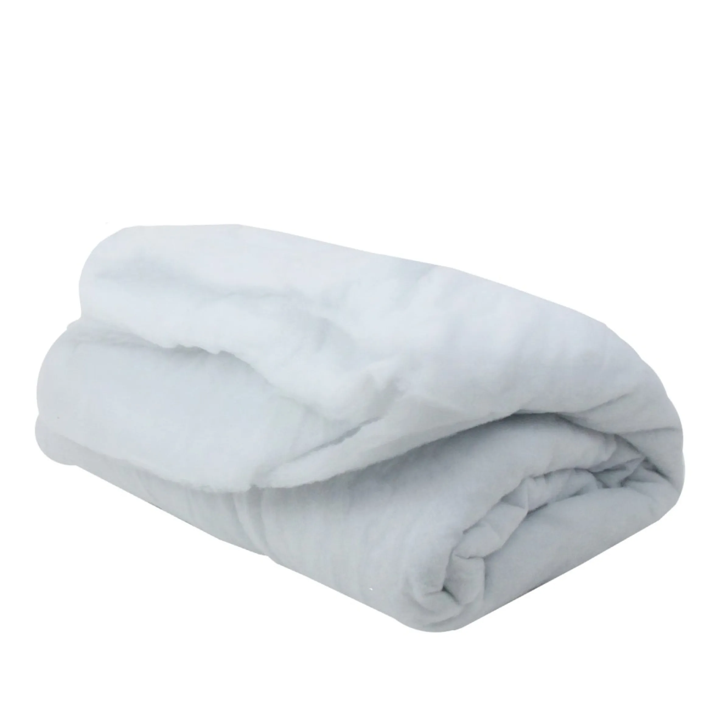 Solid White Artificial Soft Snow Christmas Craft Blanket - 3.75' X 8.25'