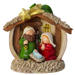 7.5" Tabletop Children's First Nativity Scene Christmas Decoration