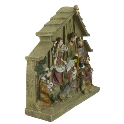 9.75" Tabletop Nativity Scene Christmas Figure Decoration