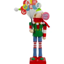 11" Tootsie Roll Charms Blow Pop Wooden Christmas Elf Figure