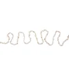 9' Traditional Faux Popcorn Christmas Garland, Unlit