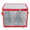 12.5" Transparent Zip Up Christmas Light Storage Box