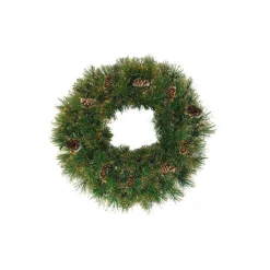 24"Unlit Yorkville Pine Artificial Christmas Wreath