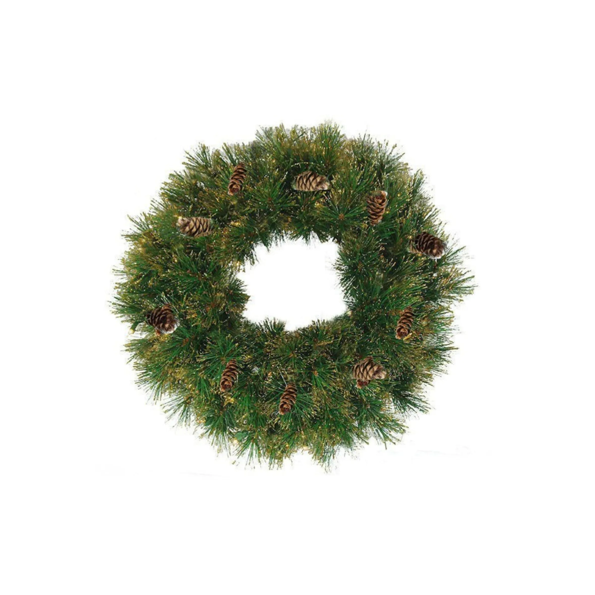 24"Unlit Yorkville Pine Artificial Christmas Wreath