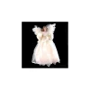 14.5" Victorian Inspirations Lace Angel Christmas Tree Topper - Clear Lights