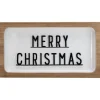 13" White And Brown "Merry Christmas" 3D Wooden Christmas Wall Or Tabletop Decor