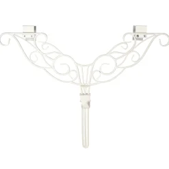 24" White Antler Unique Adjustable Christmas Wreath Hanger