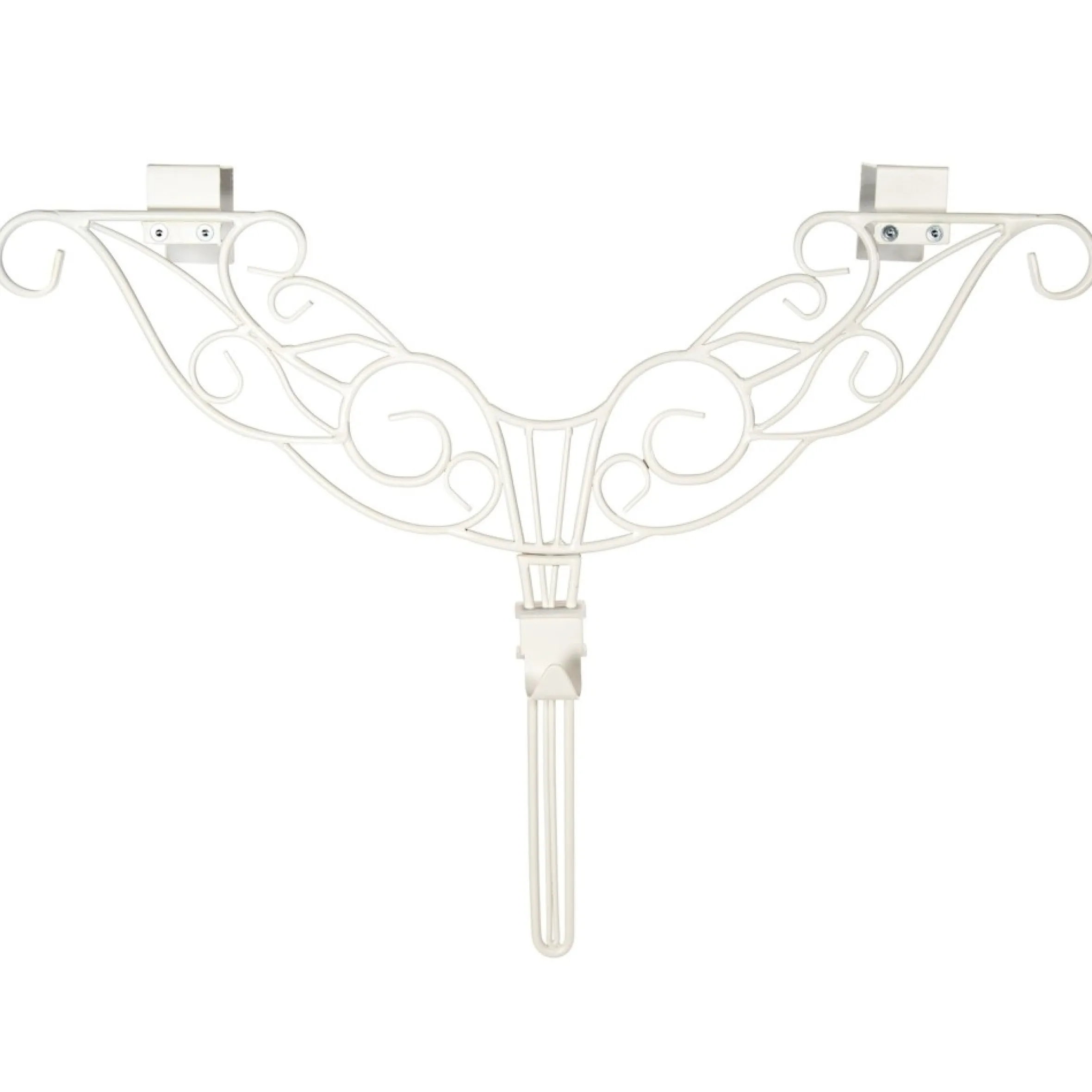 24" White Antler Unique Adjustable Christmas Wreath Hanger