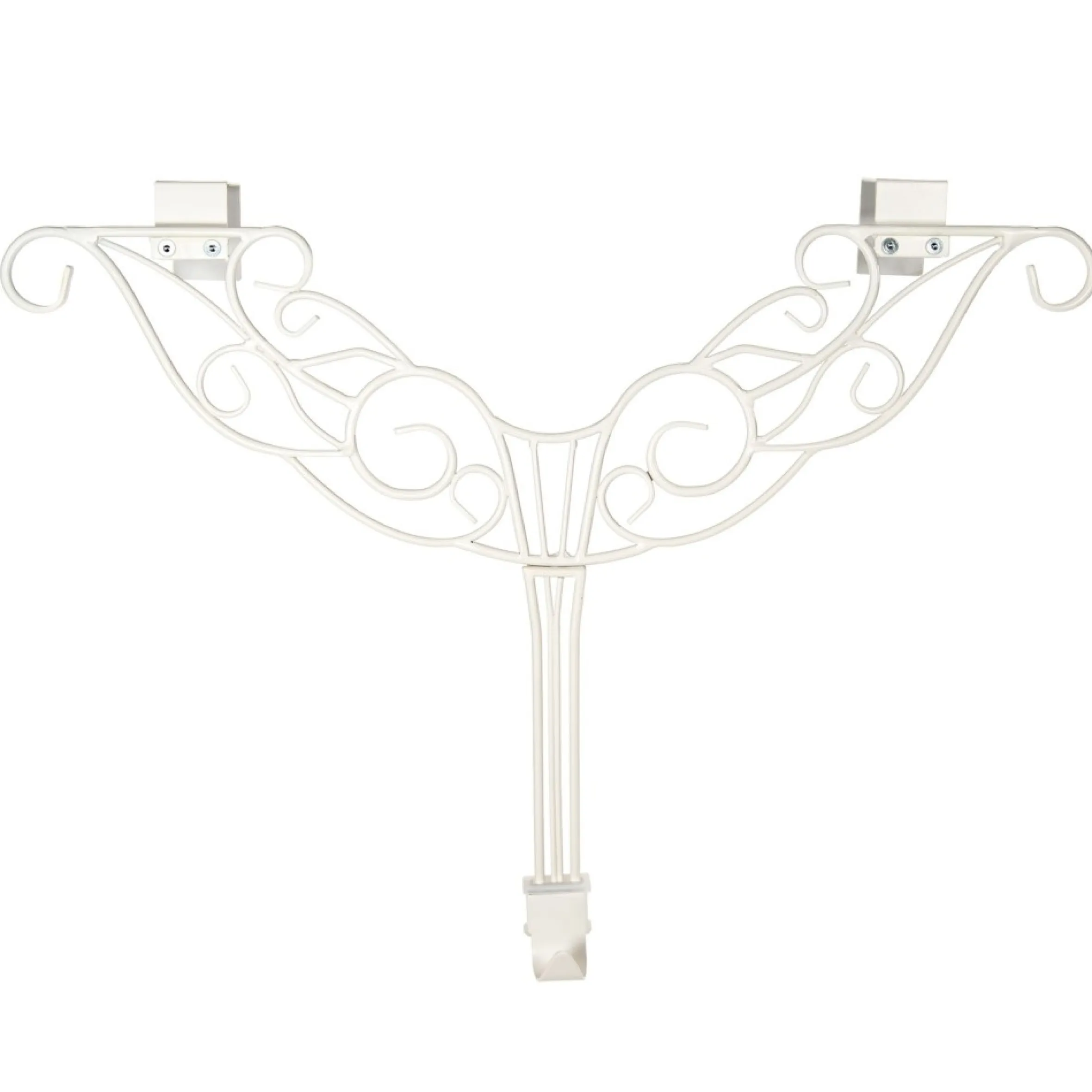 24" White Antler Unique Adjustable Christmas Wreath Hanger
