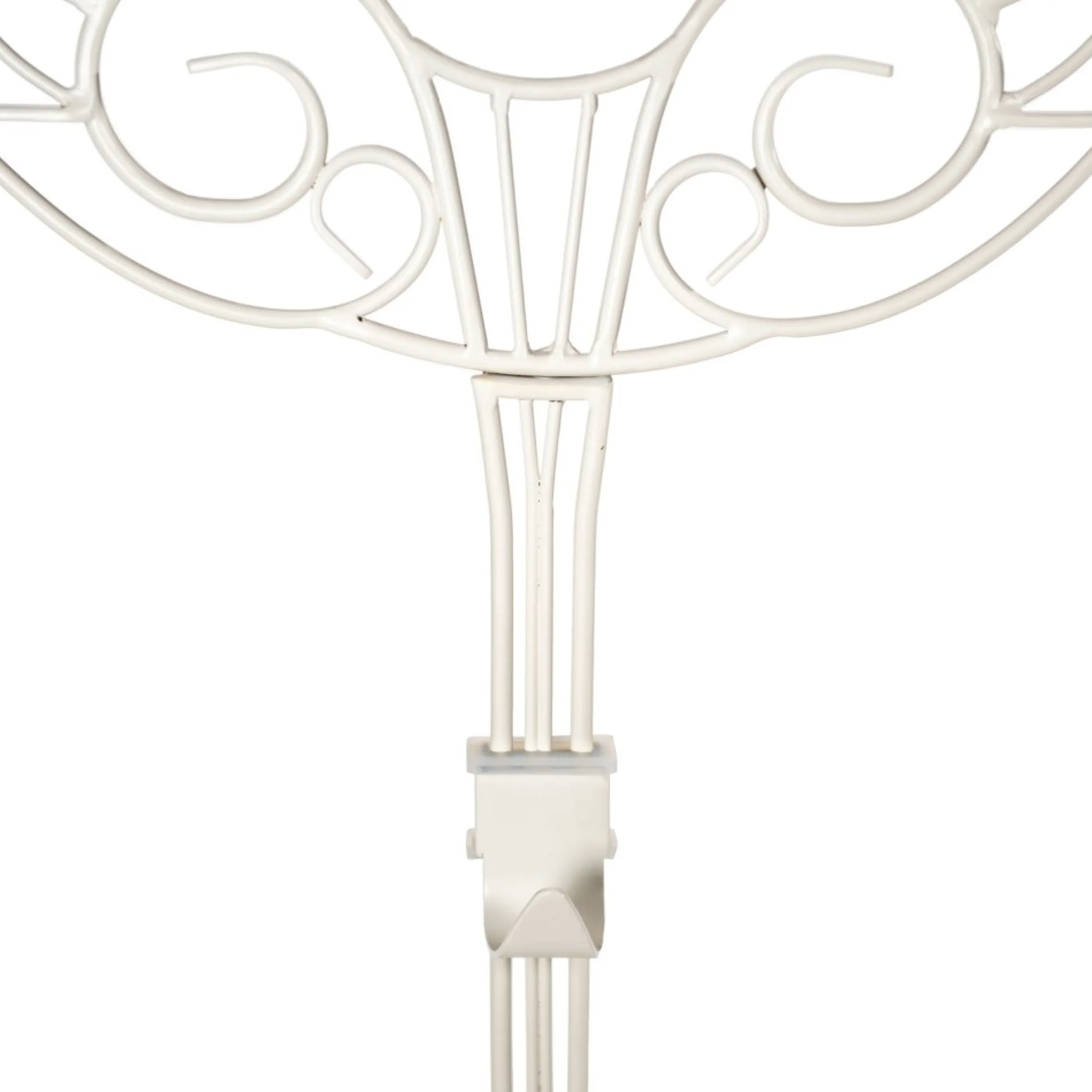 24" White Antler Unique Adjustable Christmas Wreath Hanger