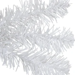 White Canadian Pine Artificial Christmas Wreath, 30 Inch, Unlit