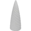 10" White Ceramic Cone Tree Christmas Decoration