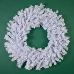 White Crystal Spruce Artificial Christmas Wreath - 20-Inch, Unlit