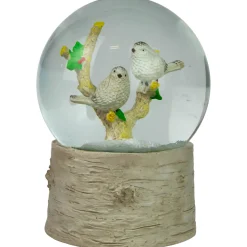 5" White Doves On A Branch Musical Christmas Snow Globe