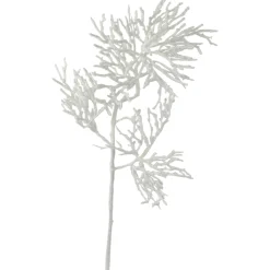 22" White Frosted Artificial Christmas Spray