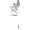 62"White Glitter Curly Decorative Christmas Pick