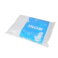 White Glittered Soft Plush Buffalo Artificial Christmas Snow Drape 36" X 60"