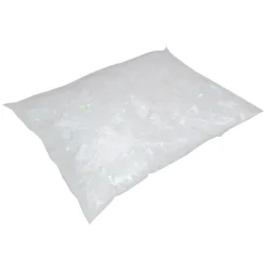 White Iridescent Artificial Powder Snow Flakes For Christmas Decor 1.75Qts